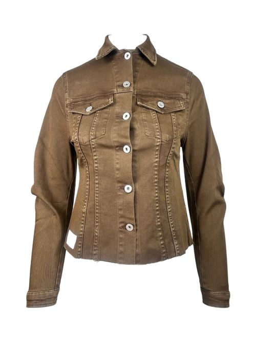 giubbotto donna in jeans tabacco Noumeno Concept | J75-16000TABACCO